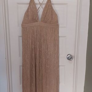 PromGirl Elegant Cream Dress